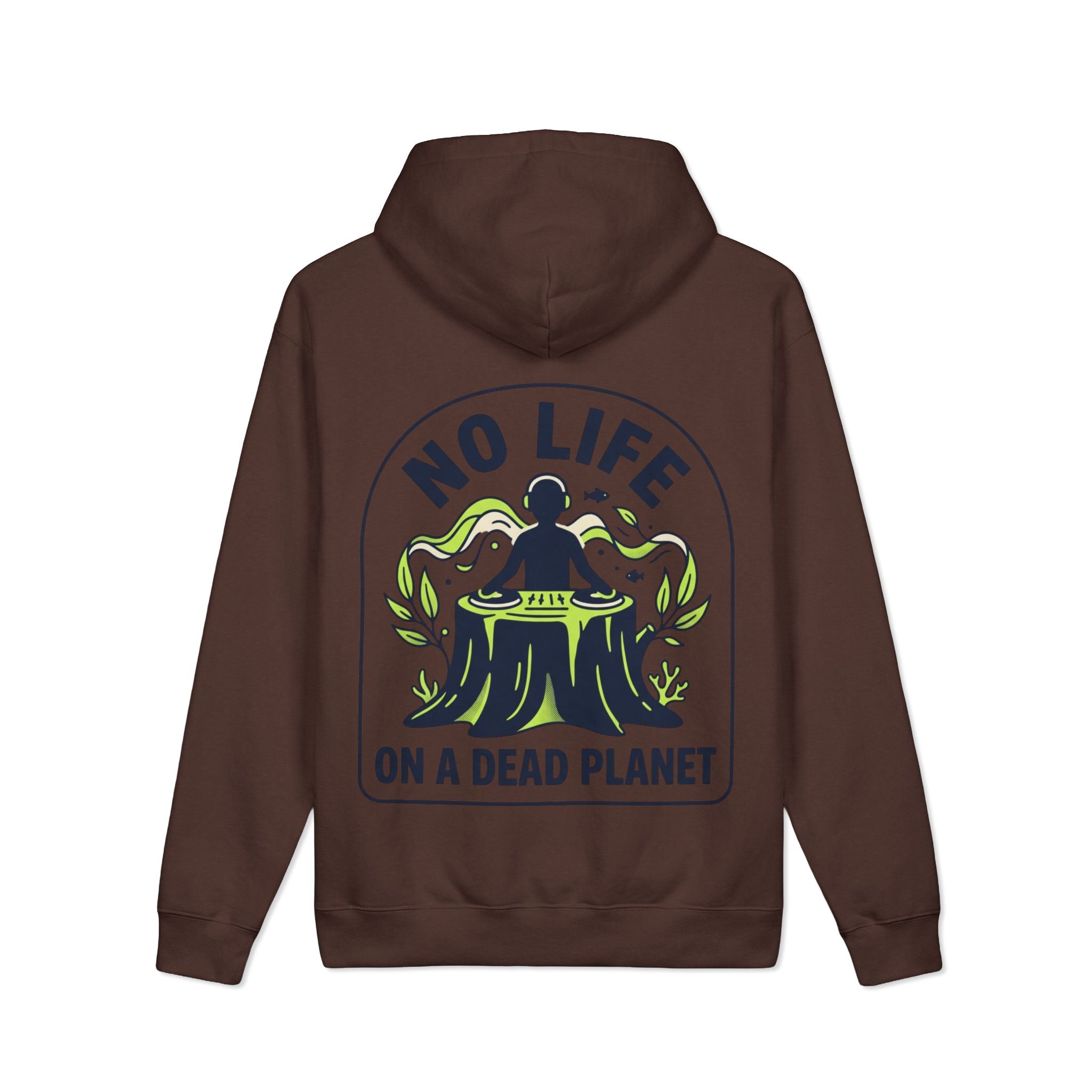 Oversized Hoodie — "No Life on a Dead Planet"