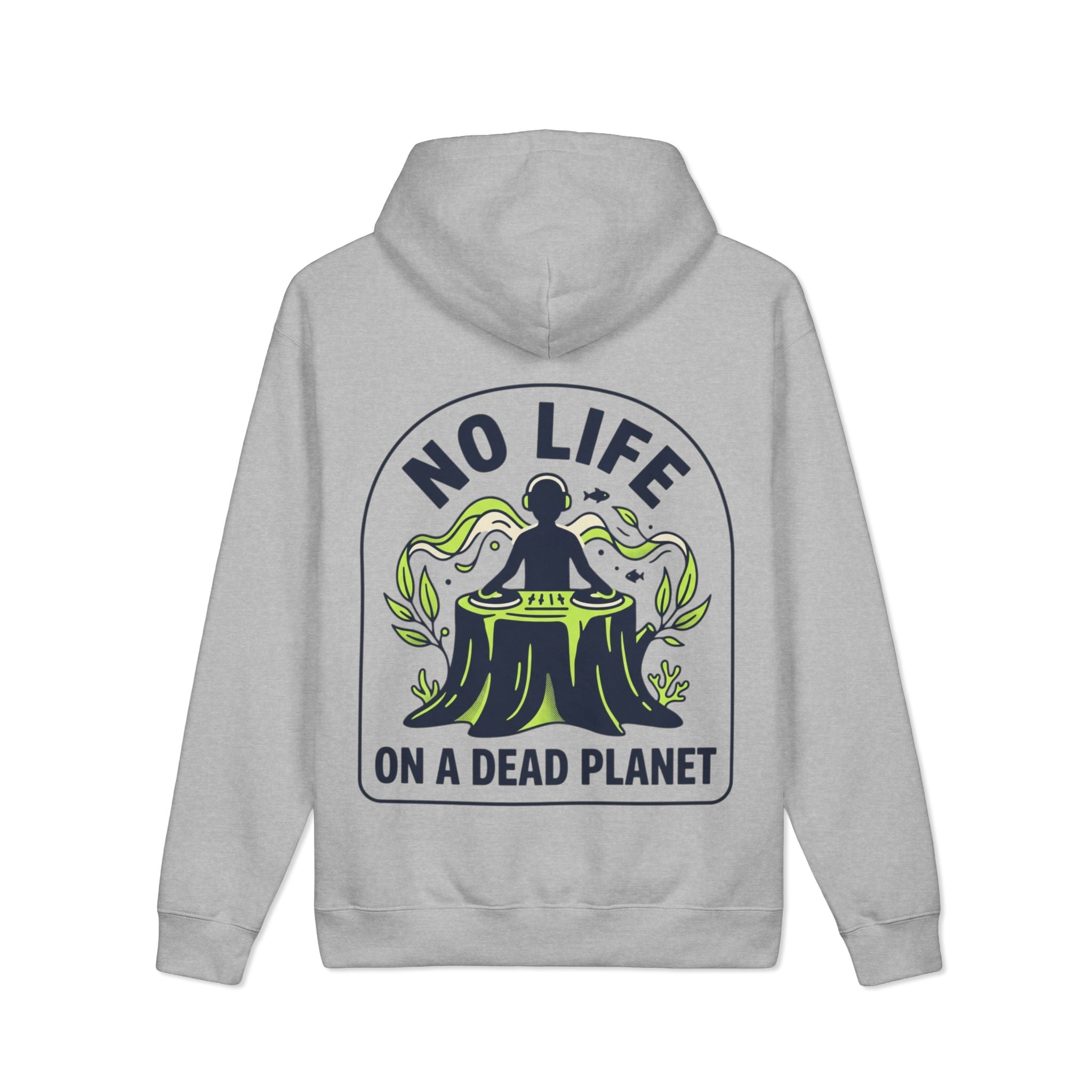 Oversized Hoodie — "No Life on a Dead Planet"