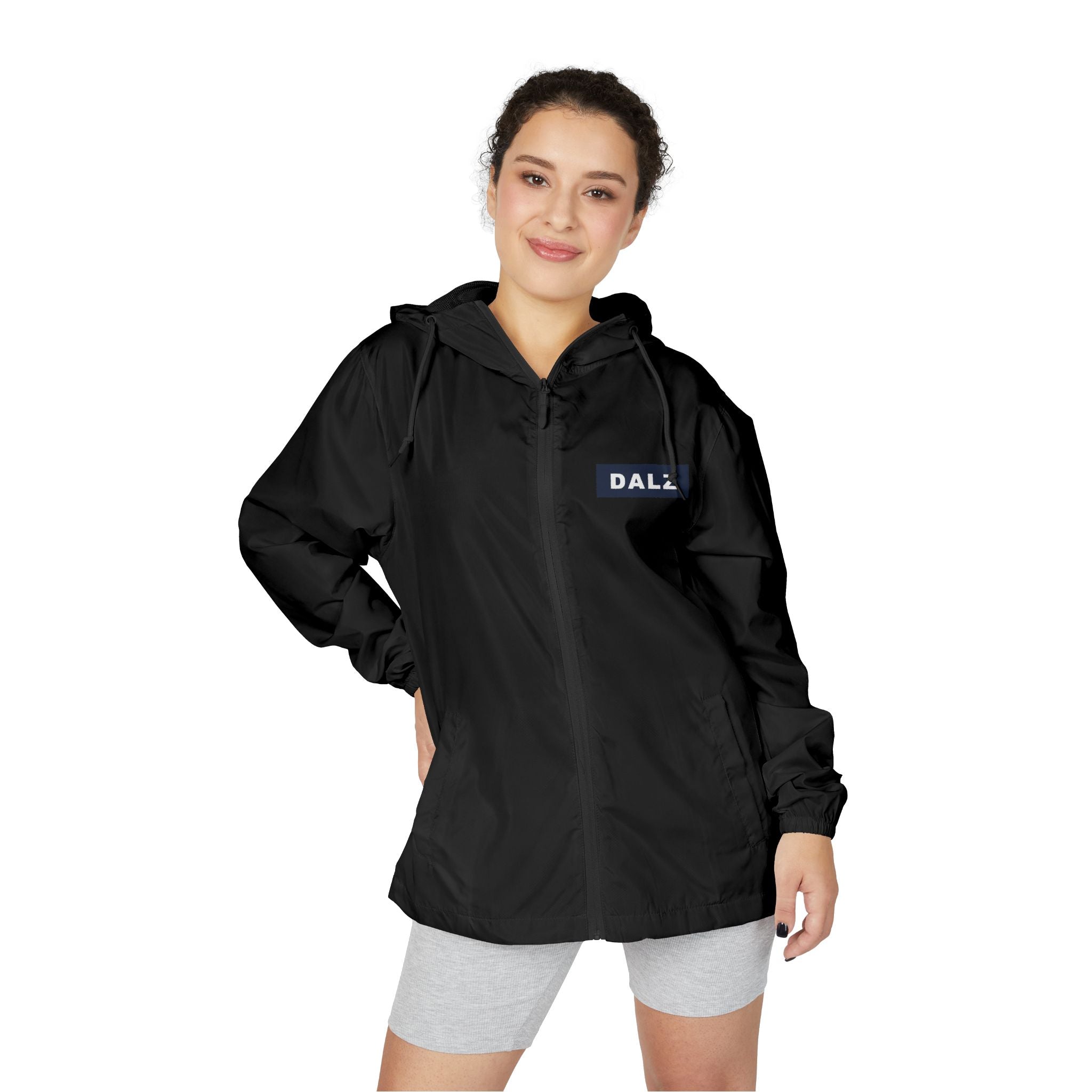 Exo-Layer  Jacket — 'No Life' Skull Patch Streetwear Full-Zip Windbreaker