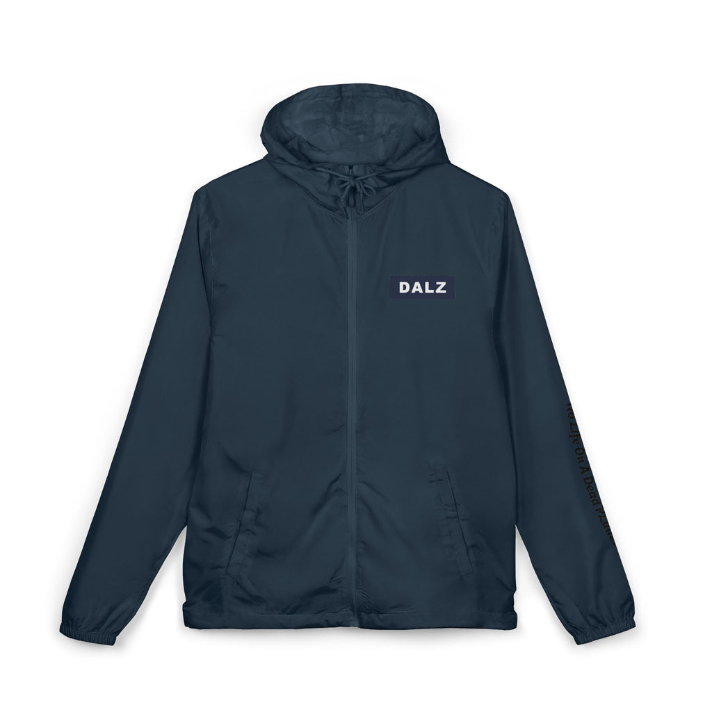 Exo-Layer  Jacket — 'No Life' Skull Patch Streetwear Full-Zip Windbreaker