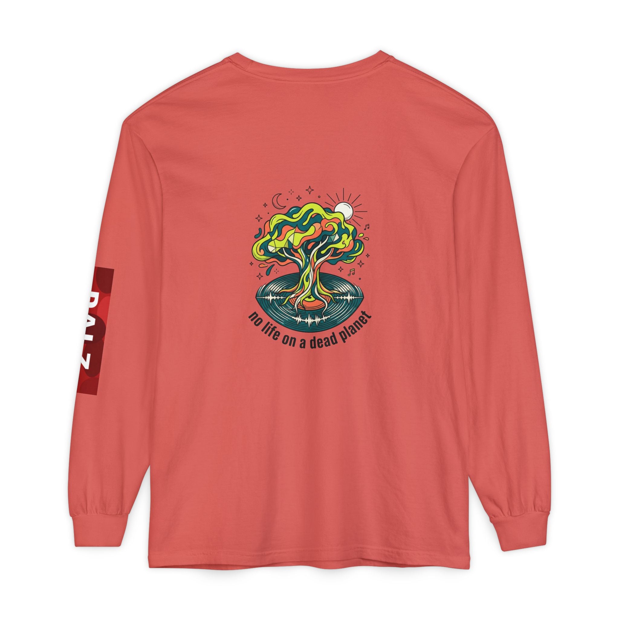 No Life on a Dead Planet Long Sleeve T-Shirt — Eco Tree Graphic