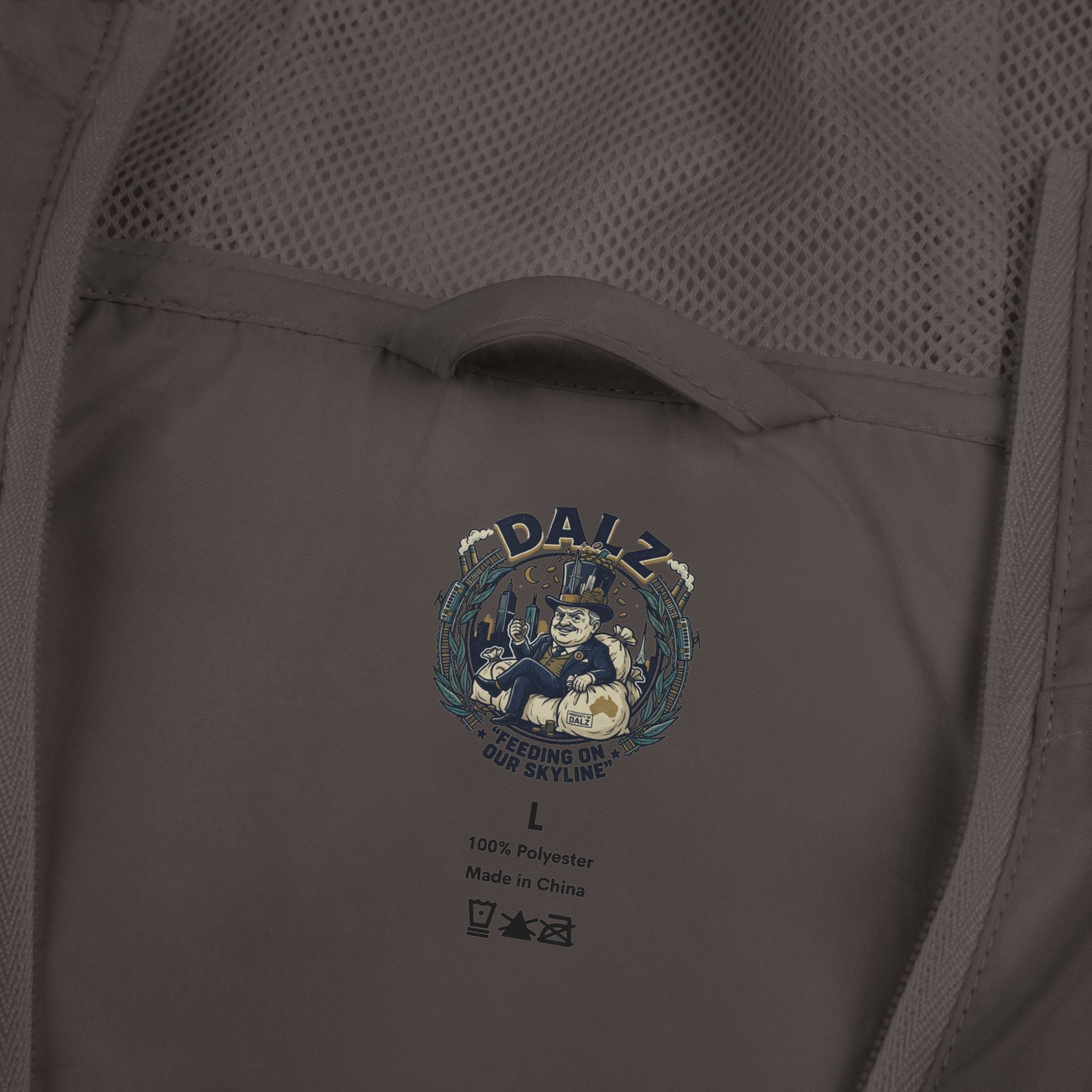 Exo-Layer  Jacket — 'No Life' Skull Patch Streetwear Full-Zip Windbreaker