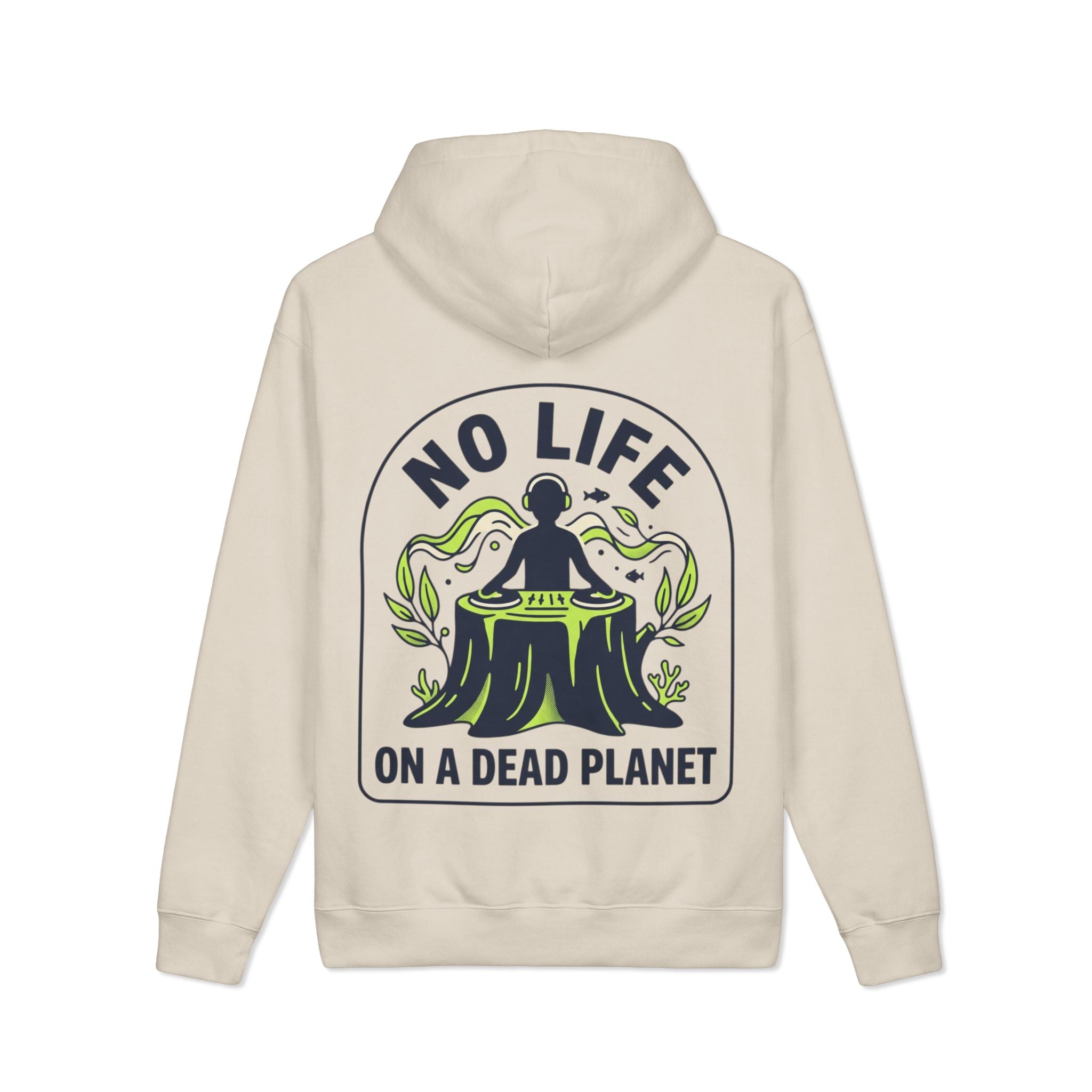 Oversized Hoodie — "No Life on a Dead Planet"