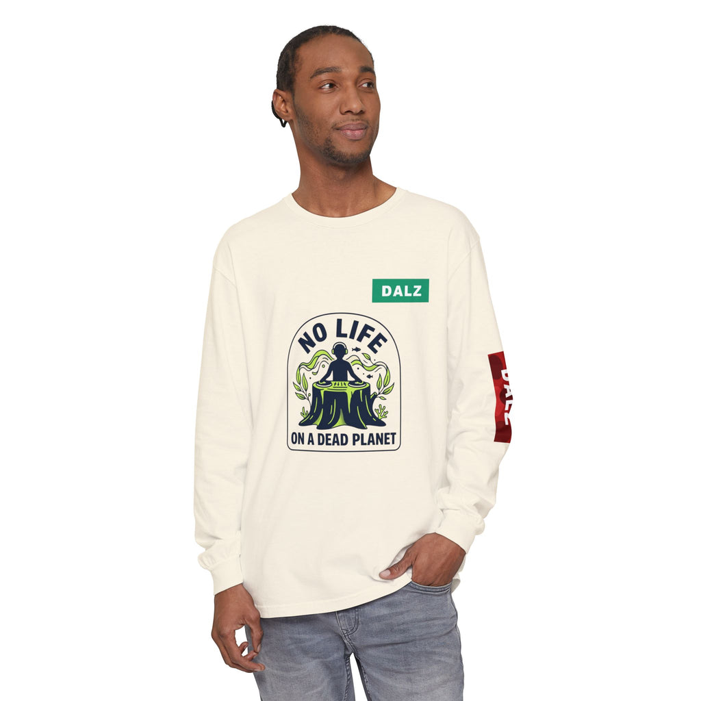 No Life on a Dead Planet Long Sleeve T-Shirt — Eco Tree Graphic