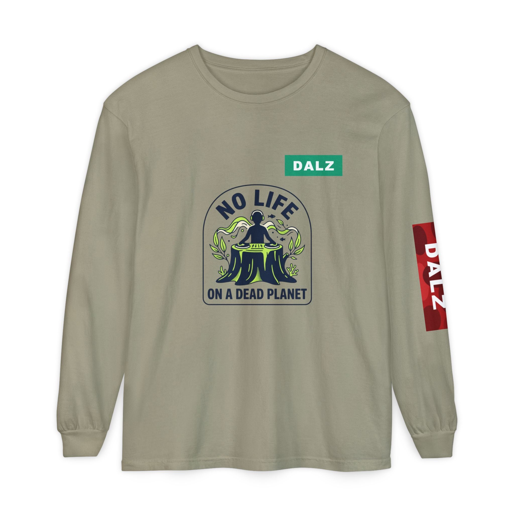 No Life on a Dead Planet Long Sleeve T-Shirt — Eco Tree Graphic