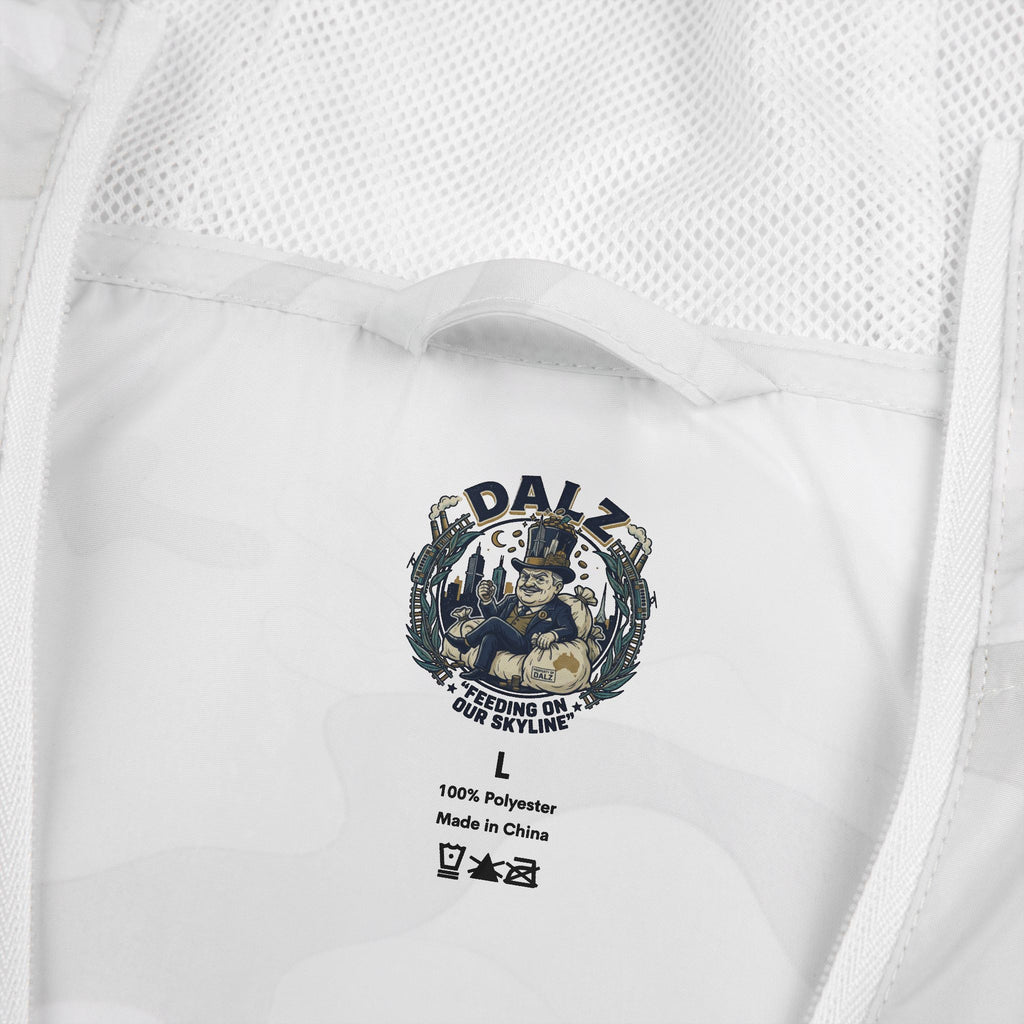 Exo-Layer  Jacket — 'No Life' Skull Patch Streetwear Full-Zip Windbreaker
