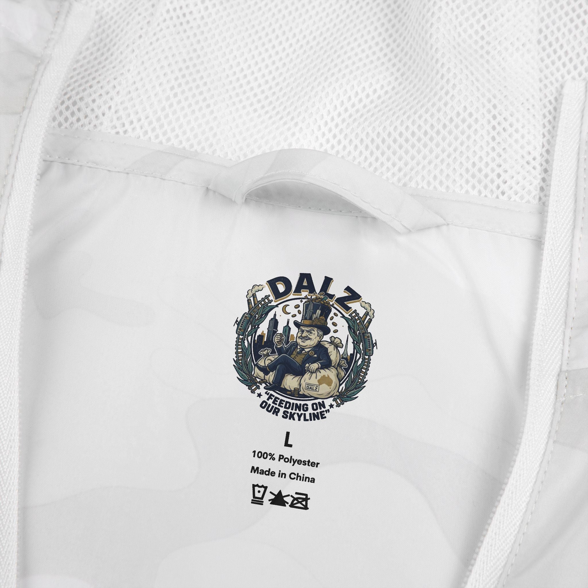 Exo-Layer  Jacket — 'No Life' Skull Patch Streetwear Full-Zip Windbreaker