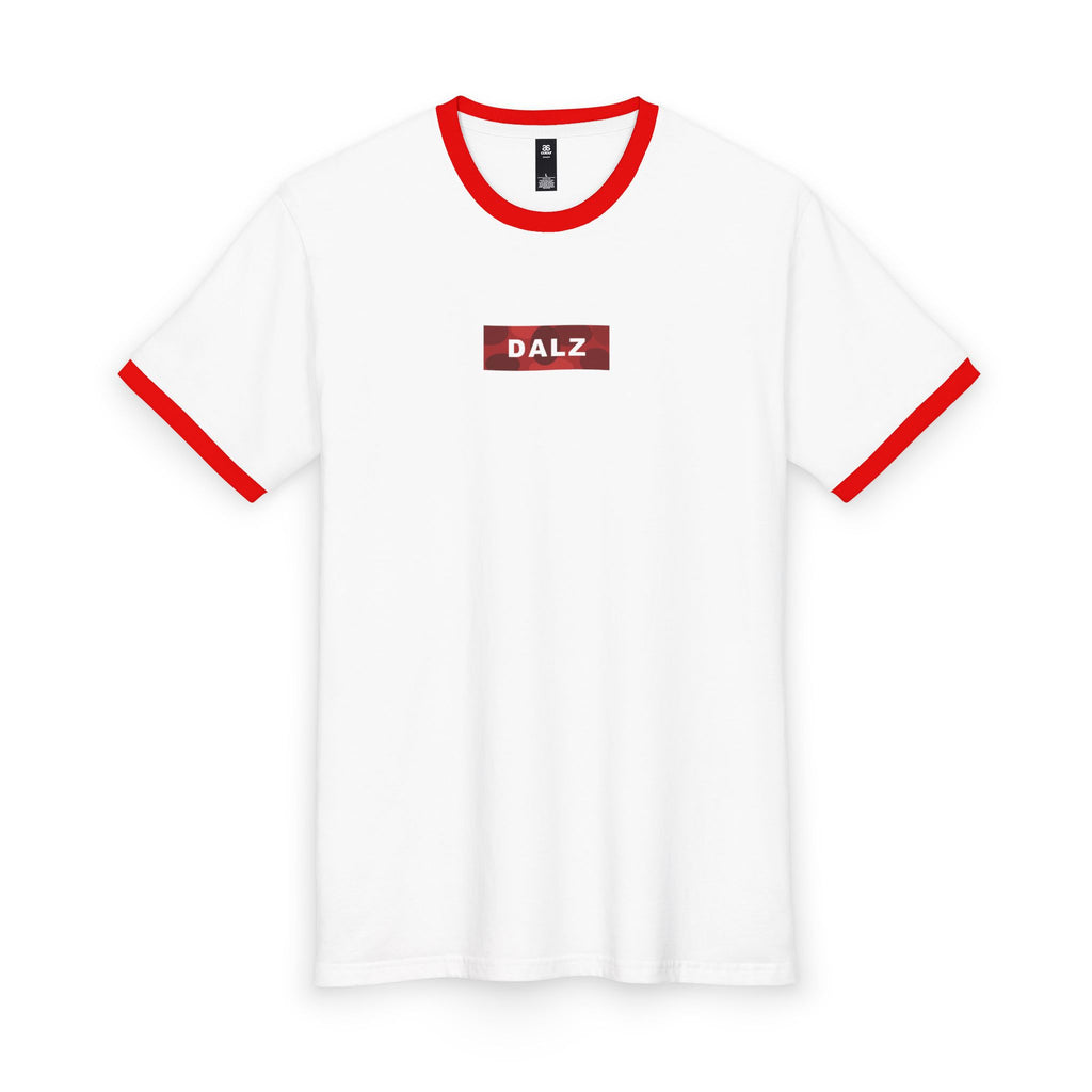 No Life on a Dead Planet Ringer Tee — Skull Floral Eco Awareness Shirt