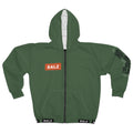 DALZ Graphic Zip Hoodie — 'Feeding on Our Skyline' Urban Streetwear