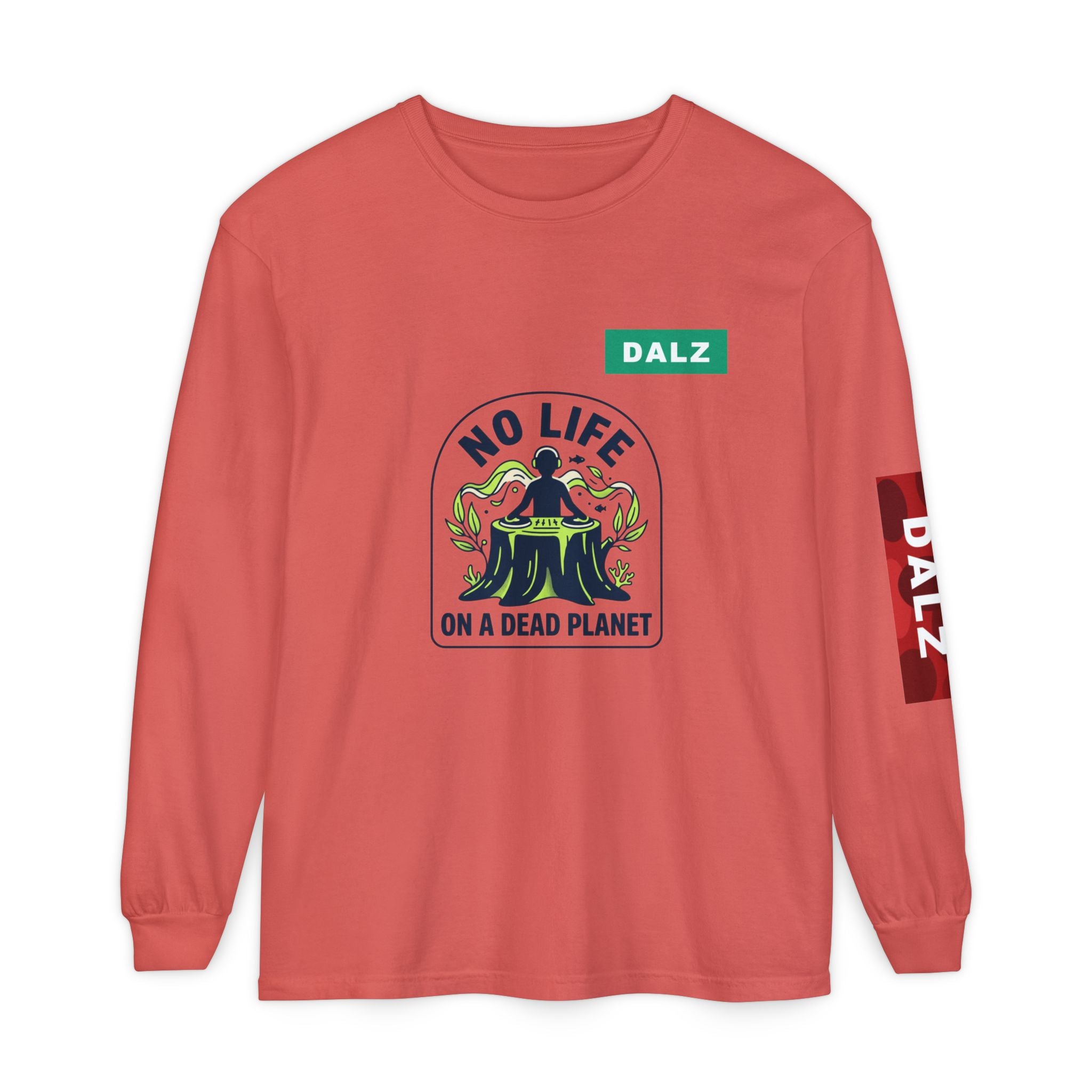 No Life on a Dead Planet Long Sleeve T-Shirt — Eco Tree Graphic