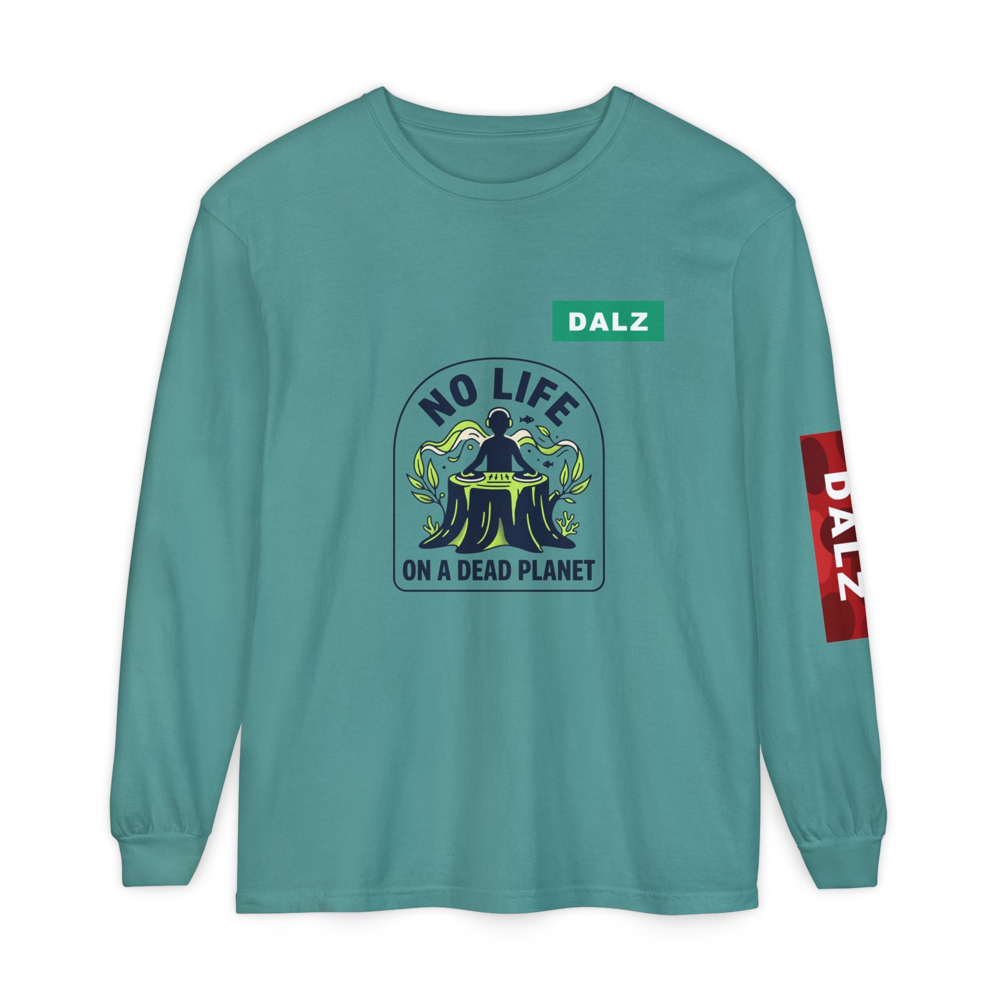 No Life on a Dead Planet Long Sleeve T-Shirt — Eco Tree Graphic