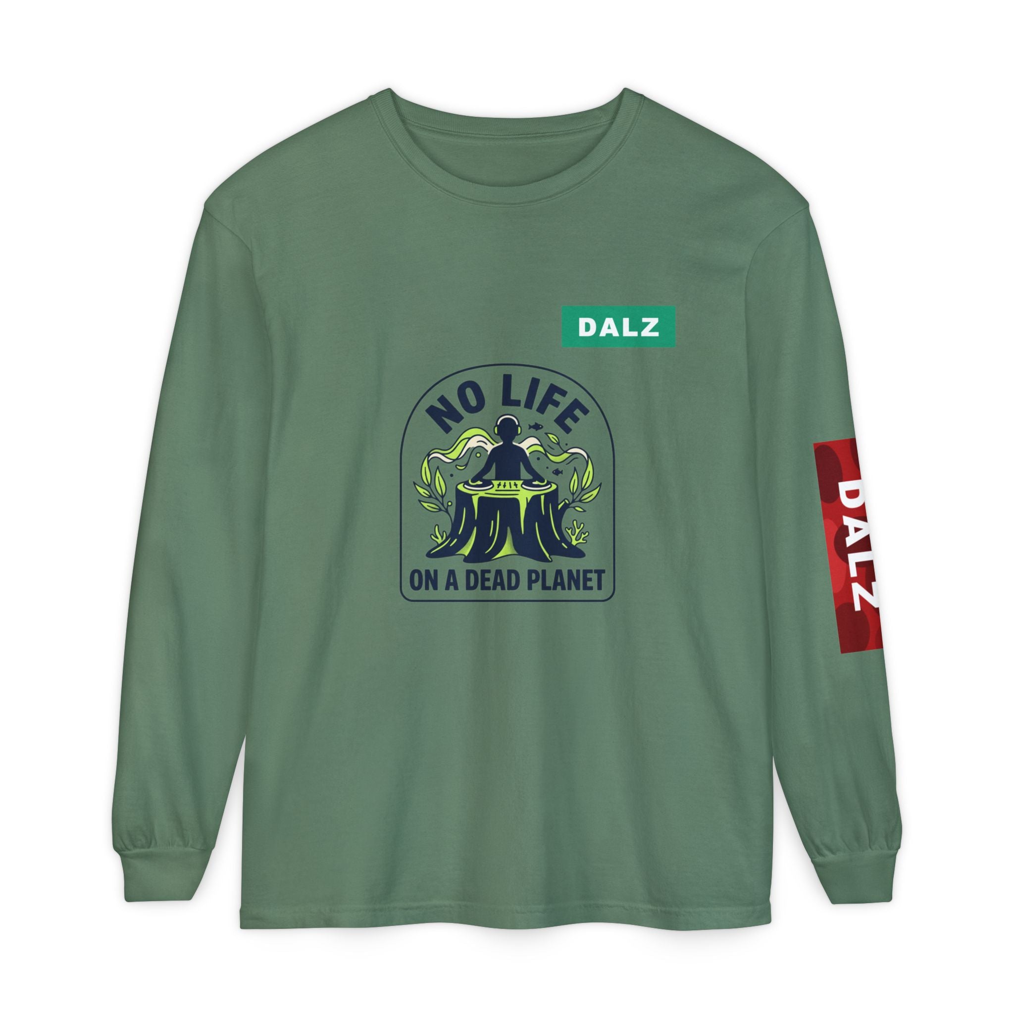 No Life on a Dead Planet Long Sleeve T-Shirt — Eco Tree Graphic