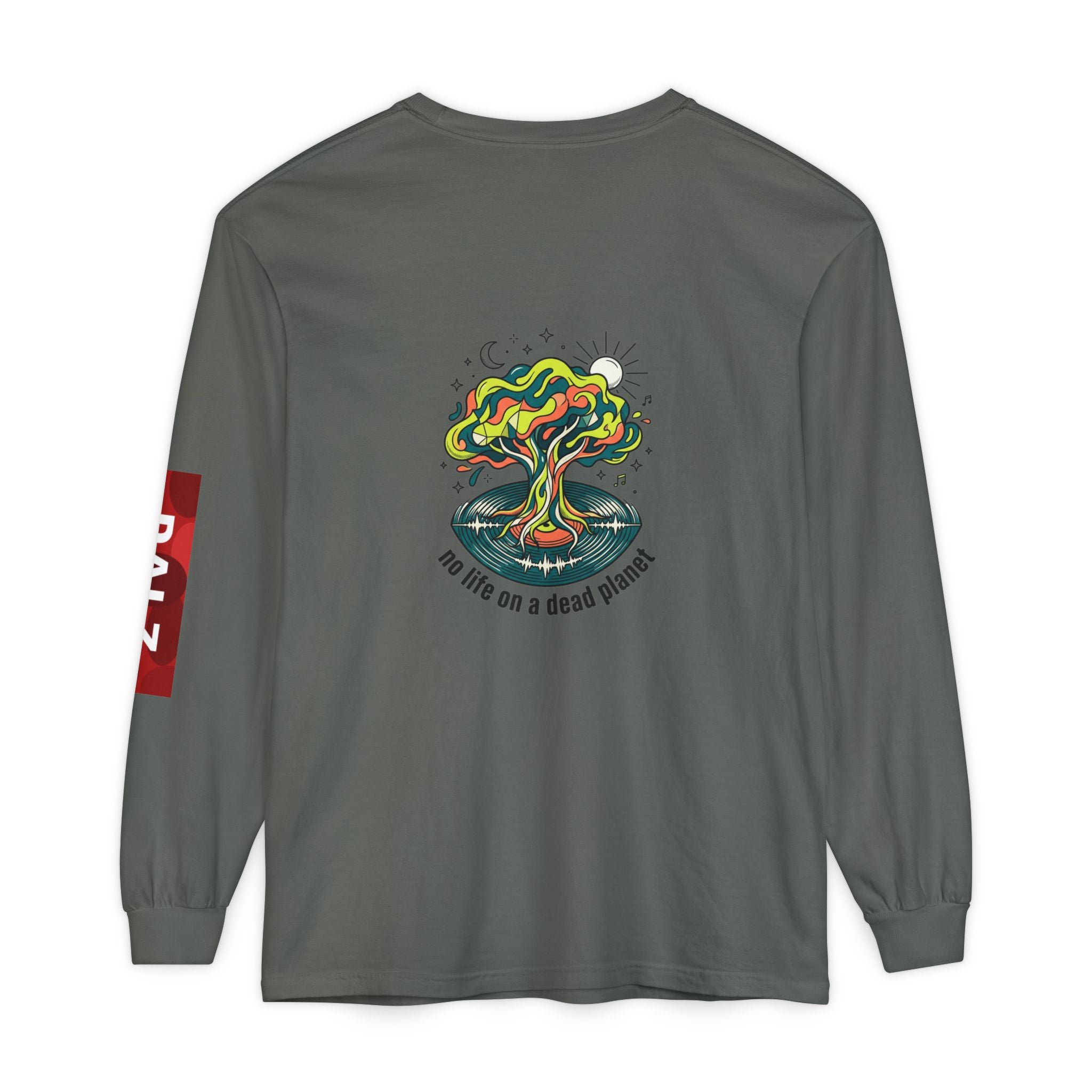 No Life on a Dead Planet Long Sleeve T-Shirt — Eco Tree Graphic