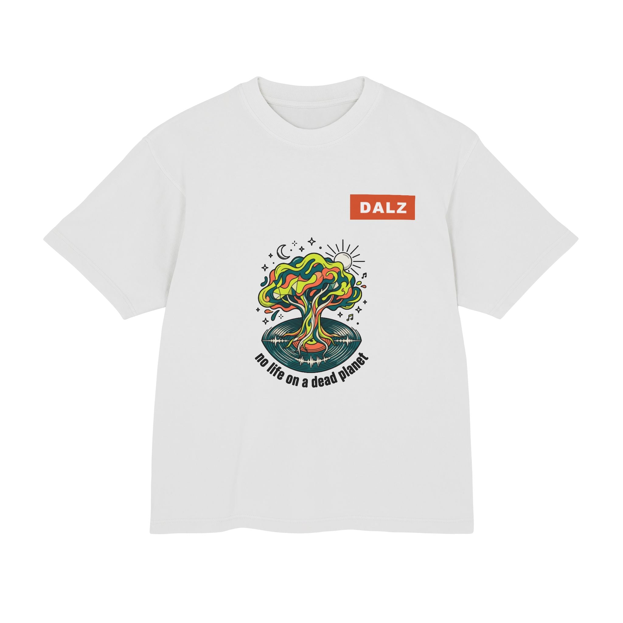 Psychedelic Tree Tee — "No Life on a Dead Planet" Graphic T-Shirt