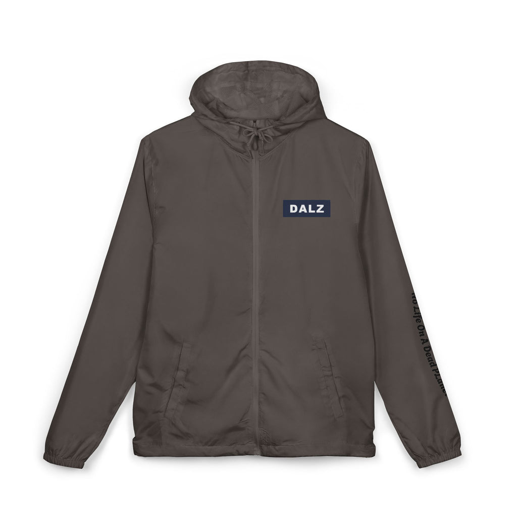 Exo-Layer  Jacket — 'No Life' Skull Patch Streetwear Full-Zip Windbreaker