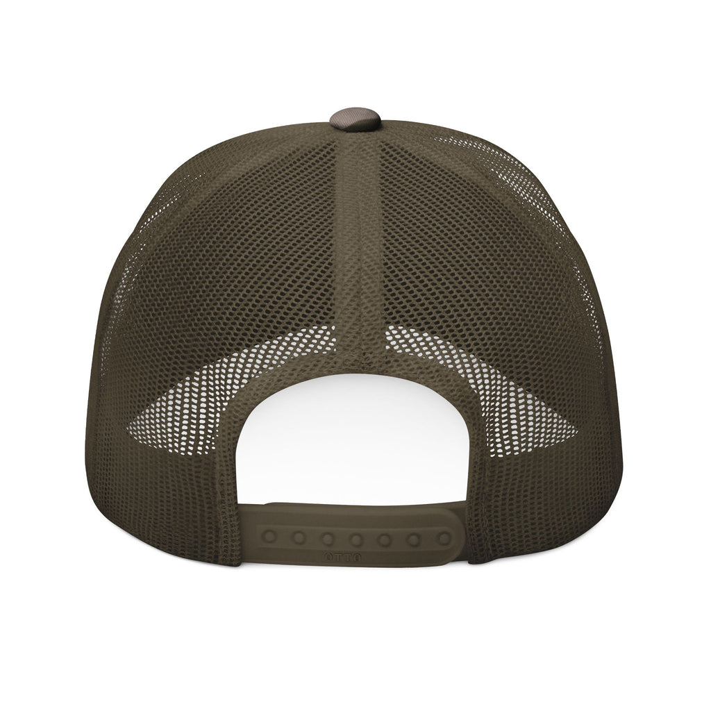 DALZ Embroidered Camo Hat — Adjustable Mesh Back Cap