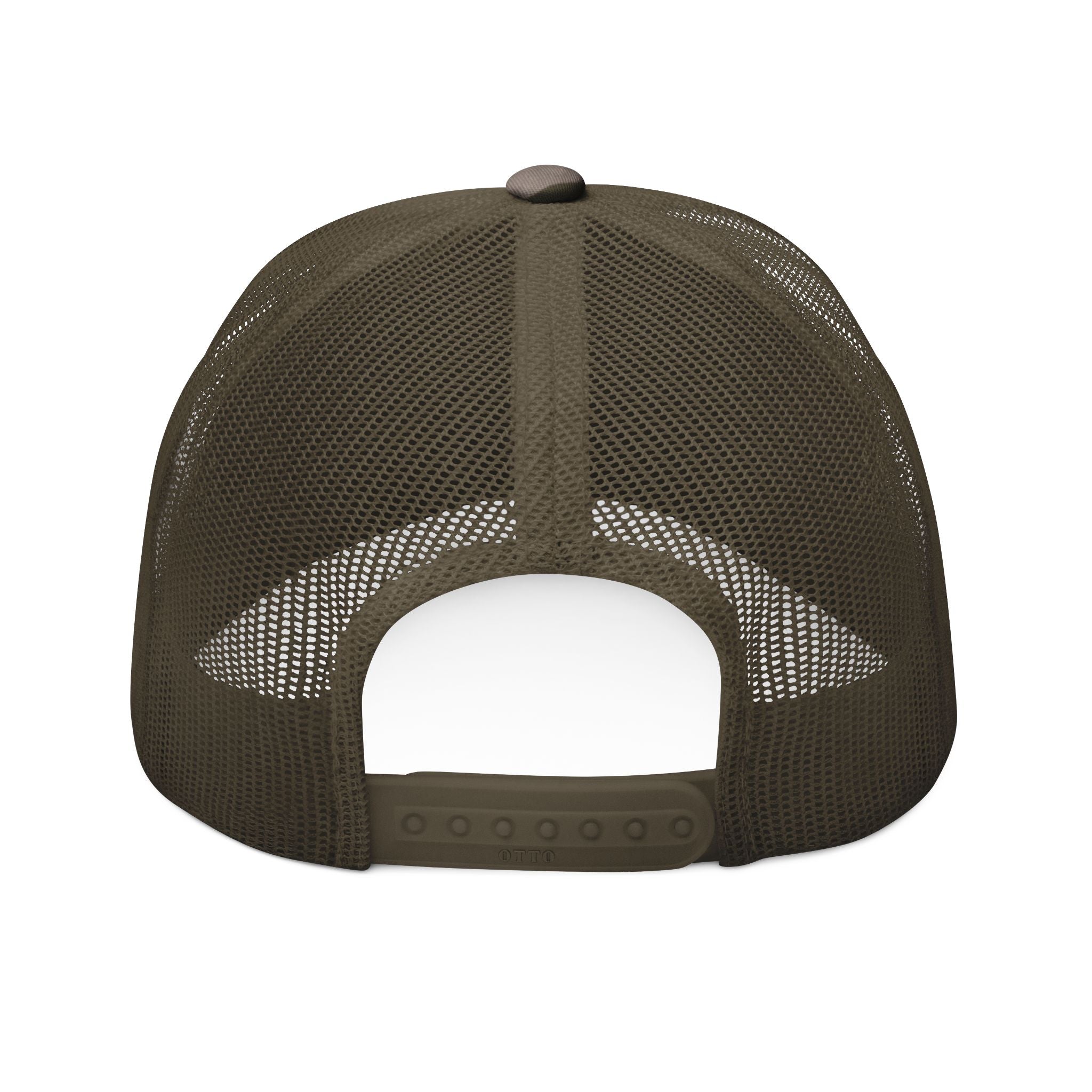 DALZ Embroidered Camo Hat — Adjustable Mesh Back Cap