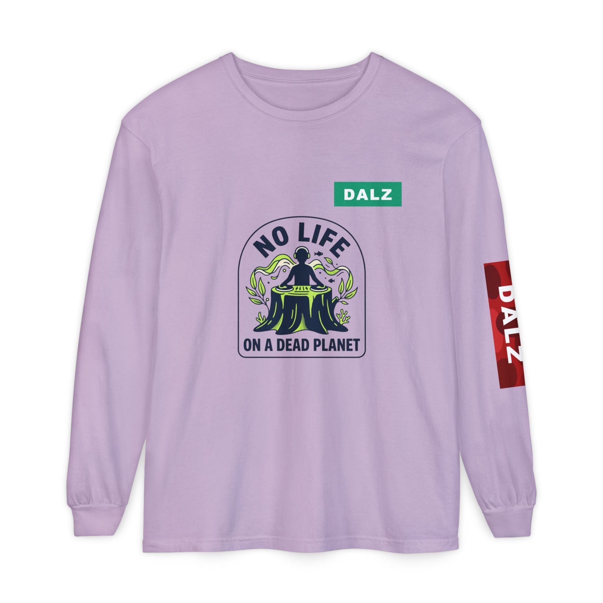 No Life on a Dead Planet Long Sleeve T-Shirt — Eco Tree Graphic