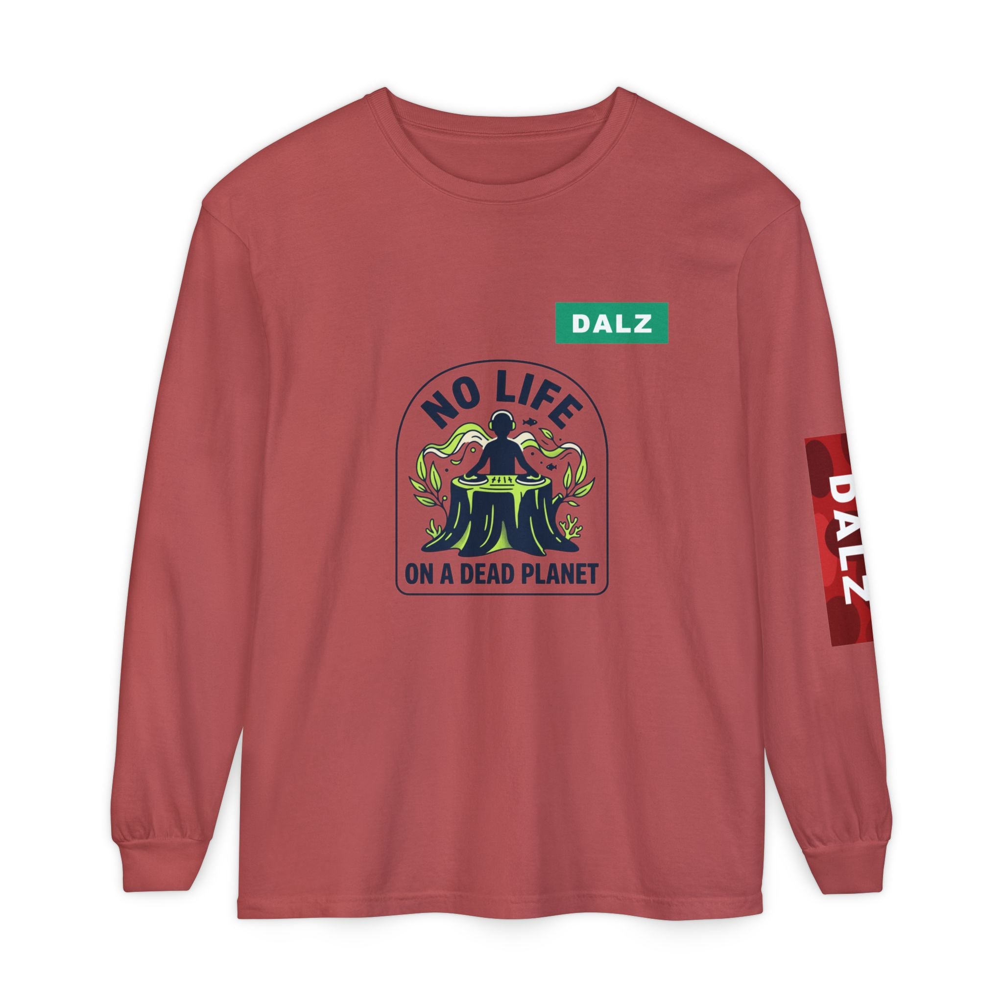 No Life on a Dead Planet Long Sleeve T-Shirt — Eco Tree Graphic