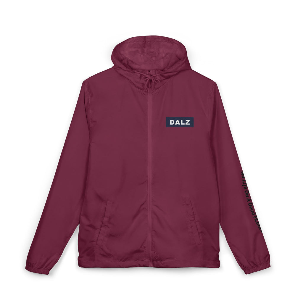 Exo-Layer  Jacket — 'No Life' Skull Patch Streetwear Full-Zip Windbreaker