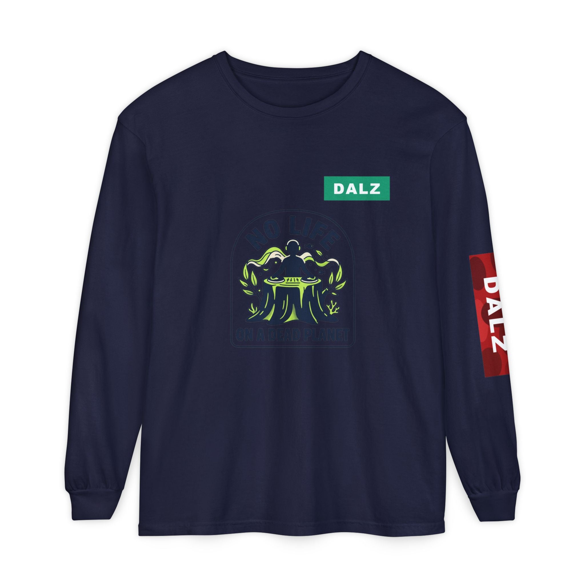 No Life on a Dead Planet Long Sleeve T-Shirt — Eco Tree Graphic