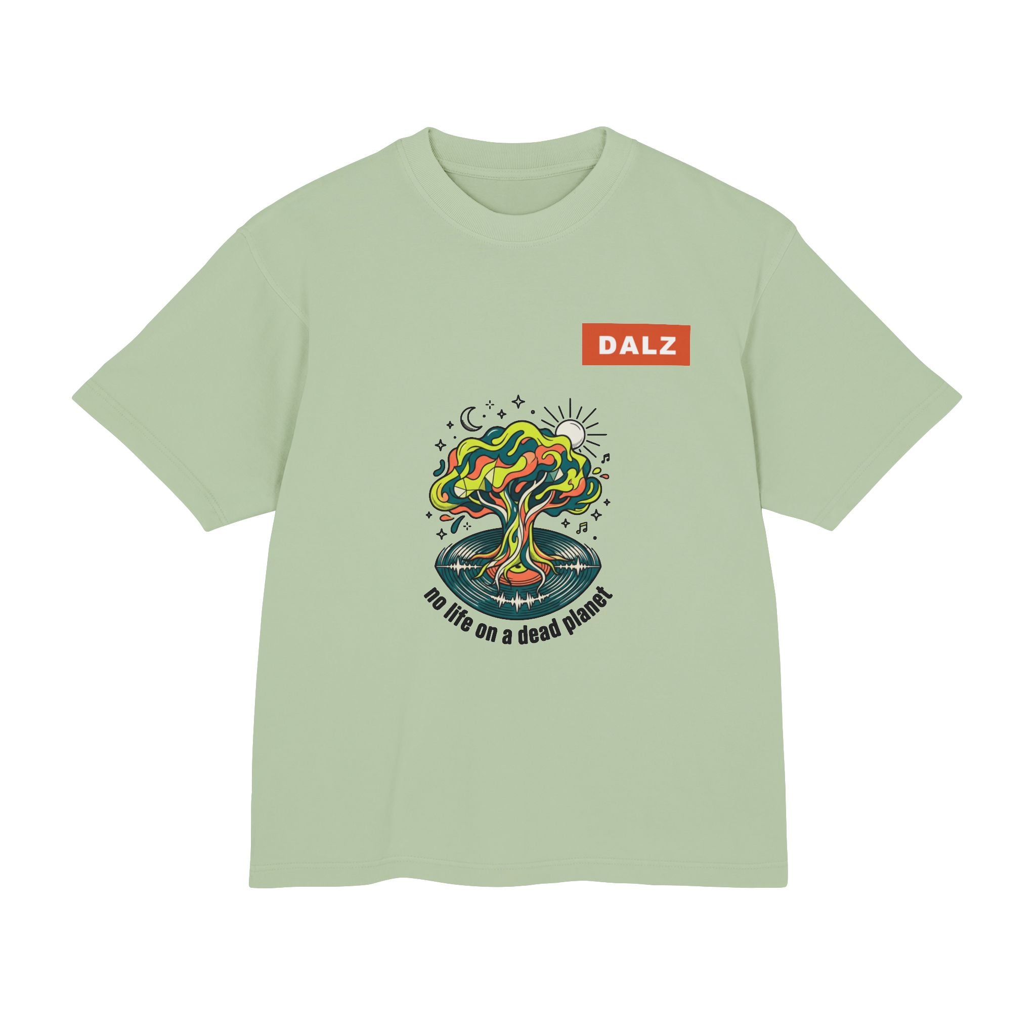 Psychedelic Tree Tee — "No Life on a Dead Planet" Graphic T-Shirt