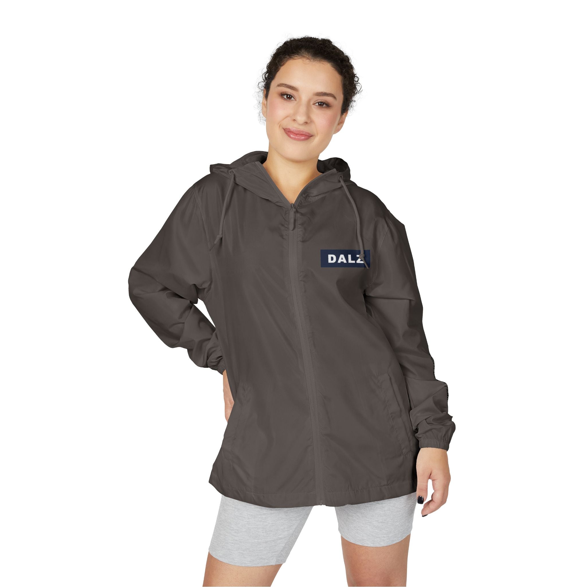 Exo-Layer  Jacket — 'No Life' Skull Patch Streetwear Full-Zip Windbreaker