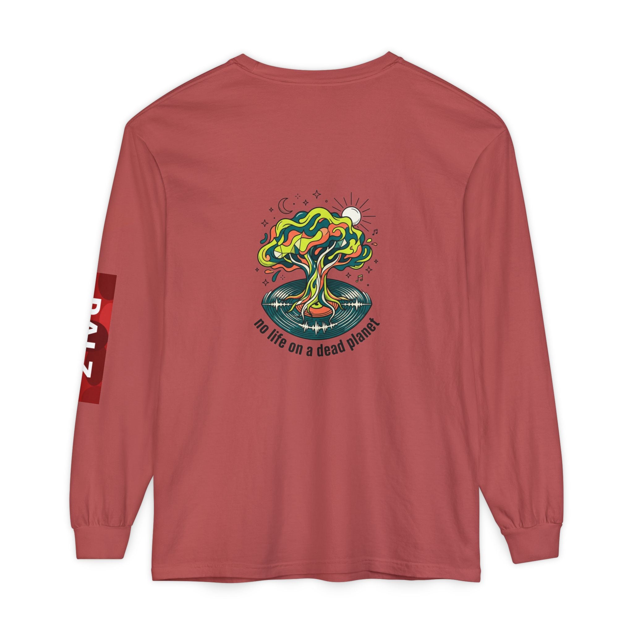 No Life on a Dead Planet Long Sleeve T-Shirt — Eco Tree Graphic