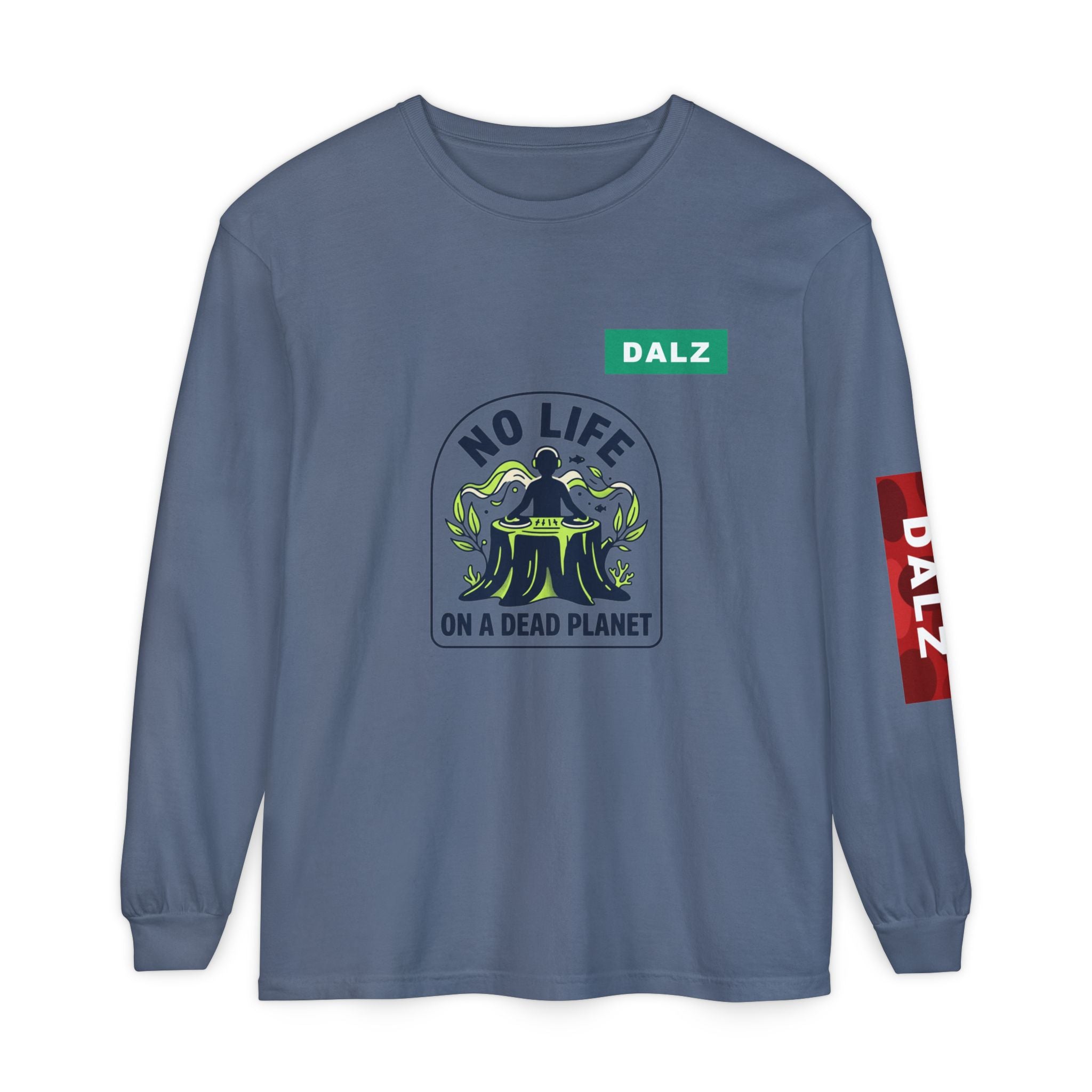 No Life on a Dead Planet Long Sleeve T-Shirt — Eco Tree Graphic
