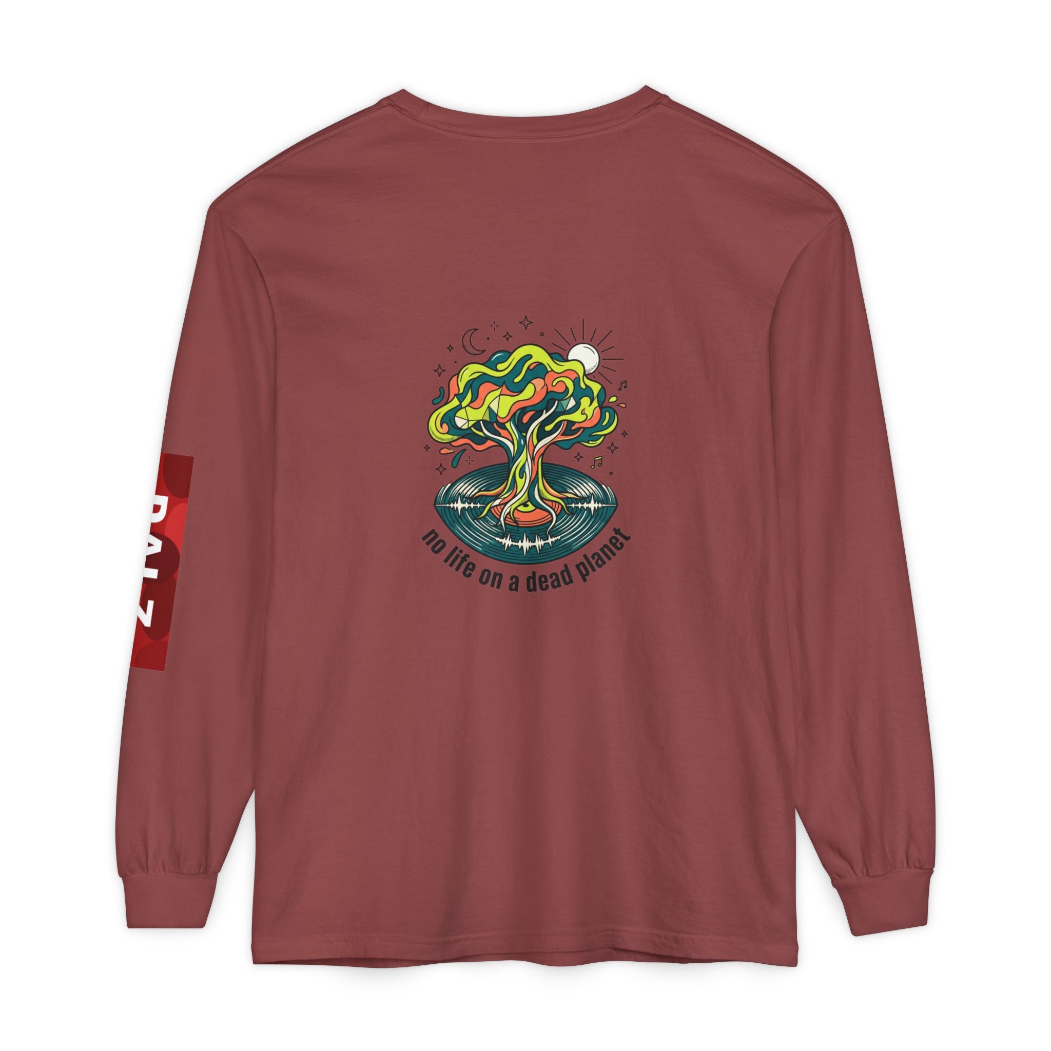 No Life on a Dead Planet Long Sleeve T-Shirt — Eco Tree Graphic