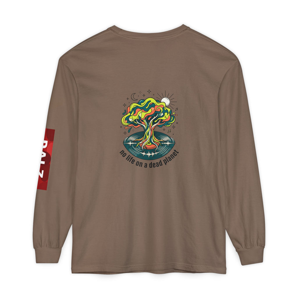 No Life on a Dead Planet Long Sleeve T-Shirt — Eco Tree Graphic